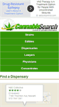 Mobile Screenshot of cannabissearch.com